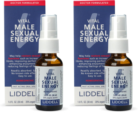 Liddell Vital Male Energy spray bottle front - 1 fl oz