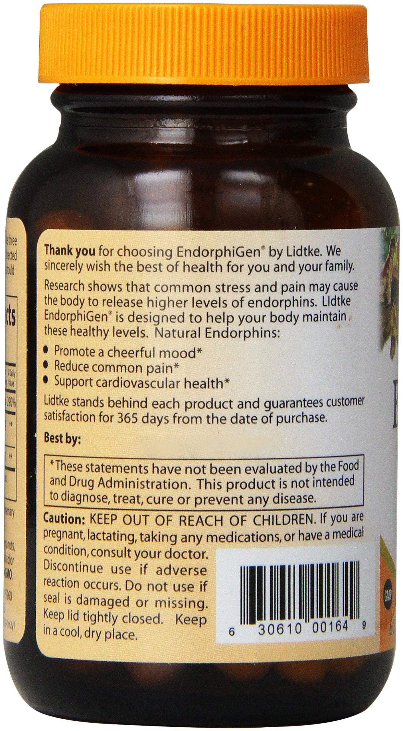 Endorphigen Capsules bottle with packaging