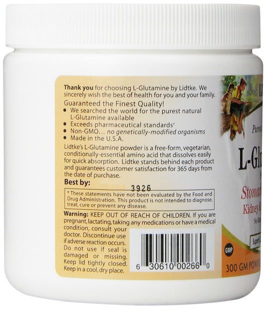 Lidtke L-Glutamine powder scoop with container