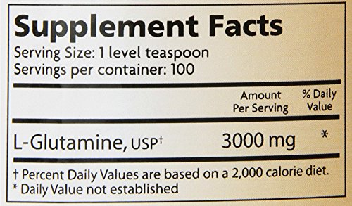 Lidtke L-Glutamine powder product shot on white background