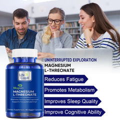 Close-up of Magtein magnesium L-threonate capsules
