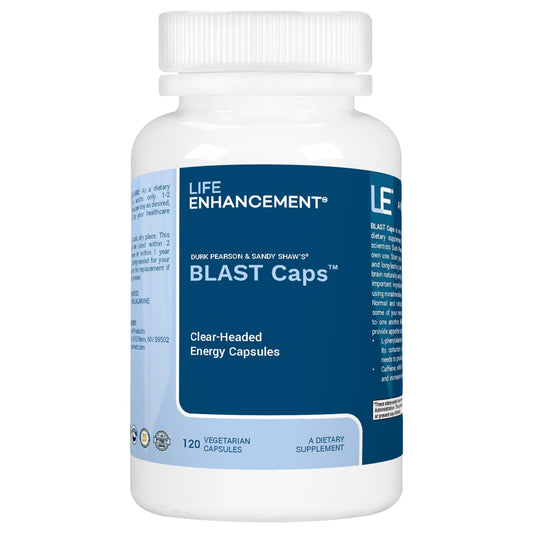Life Enhancement Blast Caps bottle with 60 capsules