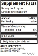 Quality and purity indicators and capsules of Life Enhancement DHEA Original