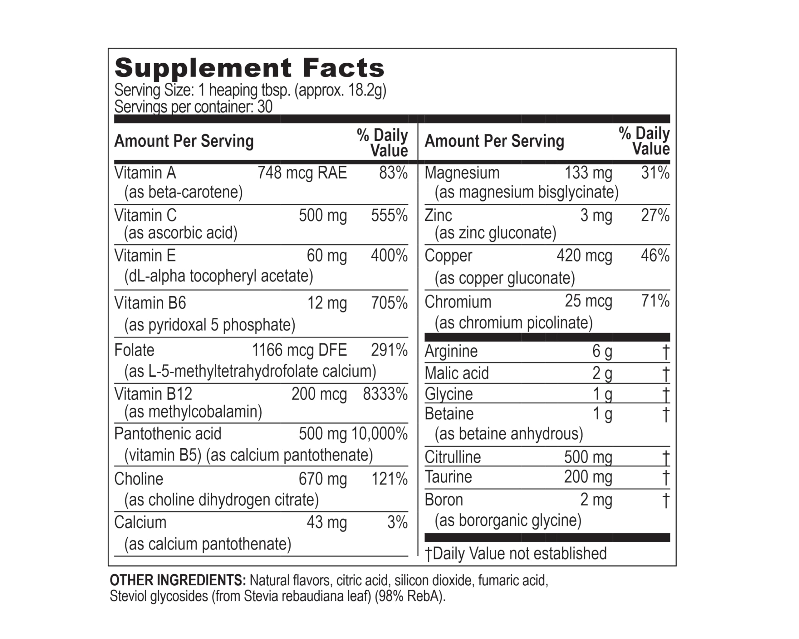 InnerPower drink mix packaging and label
