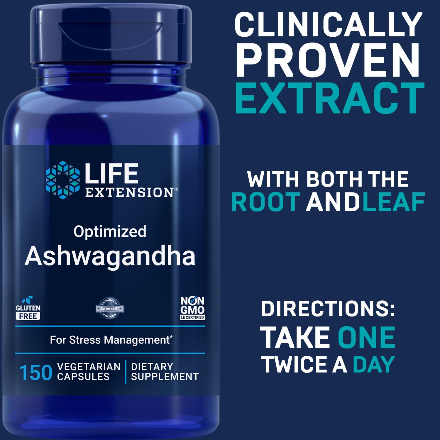 Close-up of Optimized Ashwagandha capsule
