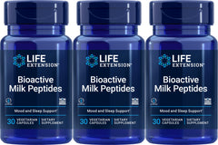 Bioactive Milk Peptides bottle - 30 vegetarian capsules - pack of 3 - image 1