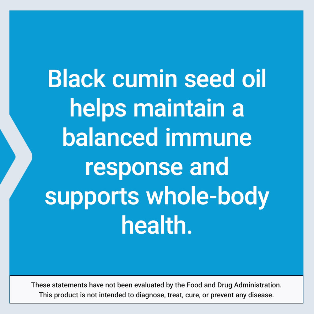 Product shot of Life Extension Black Cumin Seed Oil bottle