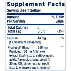 Artichoke and ginger extract ingredients