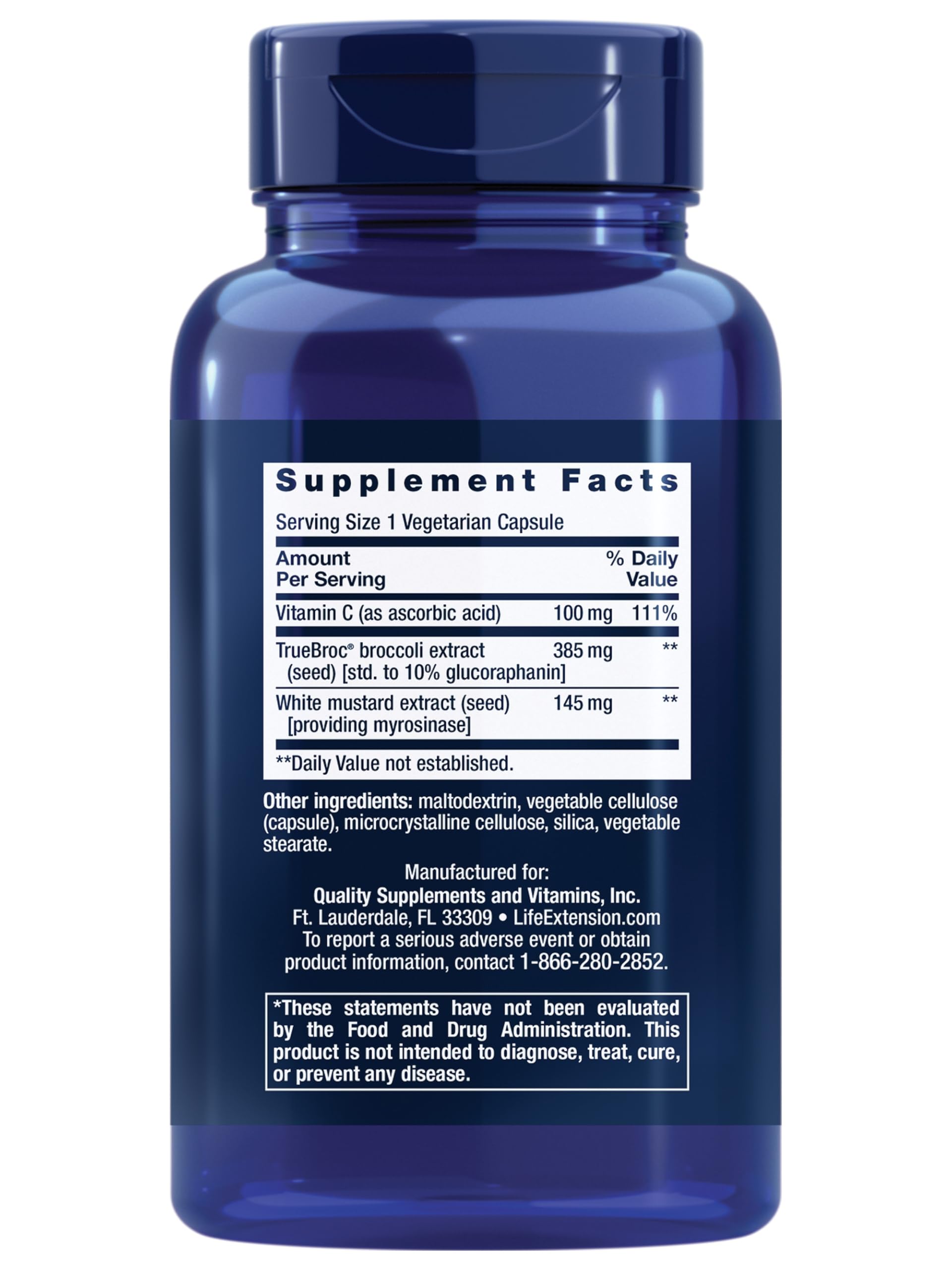 Close-up of broccoli seed extract and myrosinase illustration