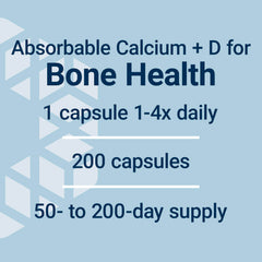 Supplement facts panel for Life Extension Calcium Citrate with Vitamin D