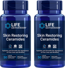 Life Extension Skin Restoring Ceramides 2-pack packaging