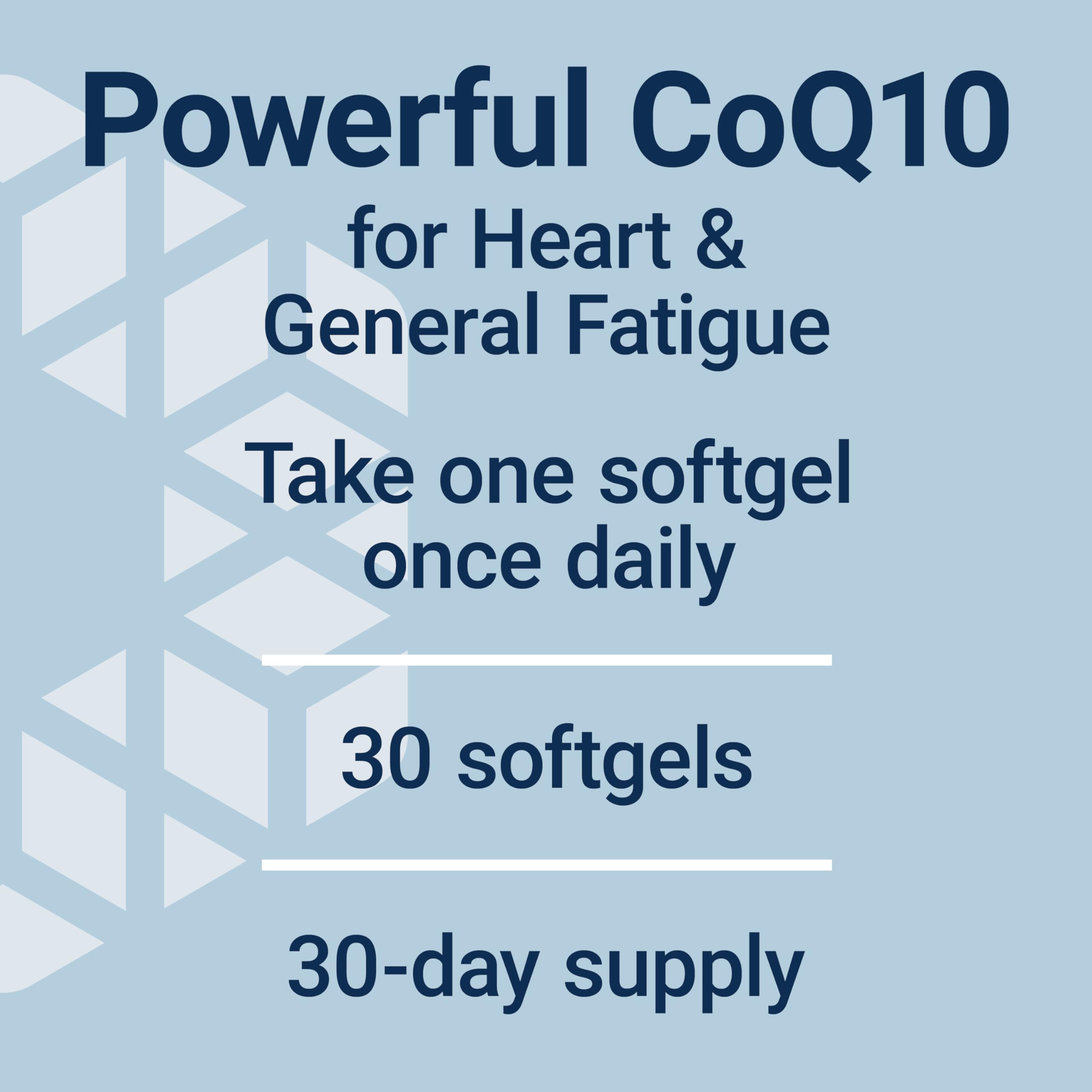 Life Extension CoQ10 bottle beside glass of water for daily routine