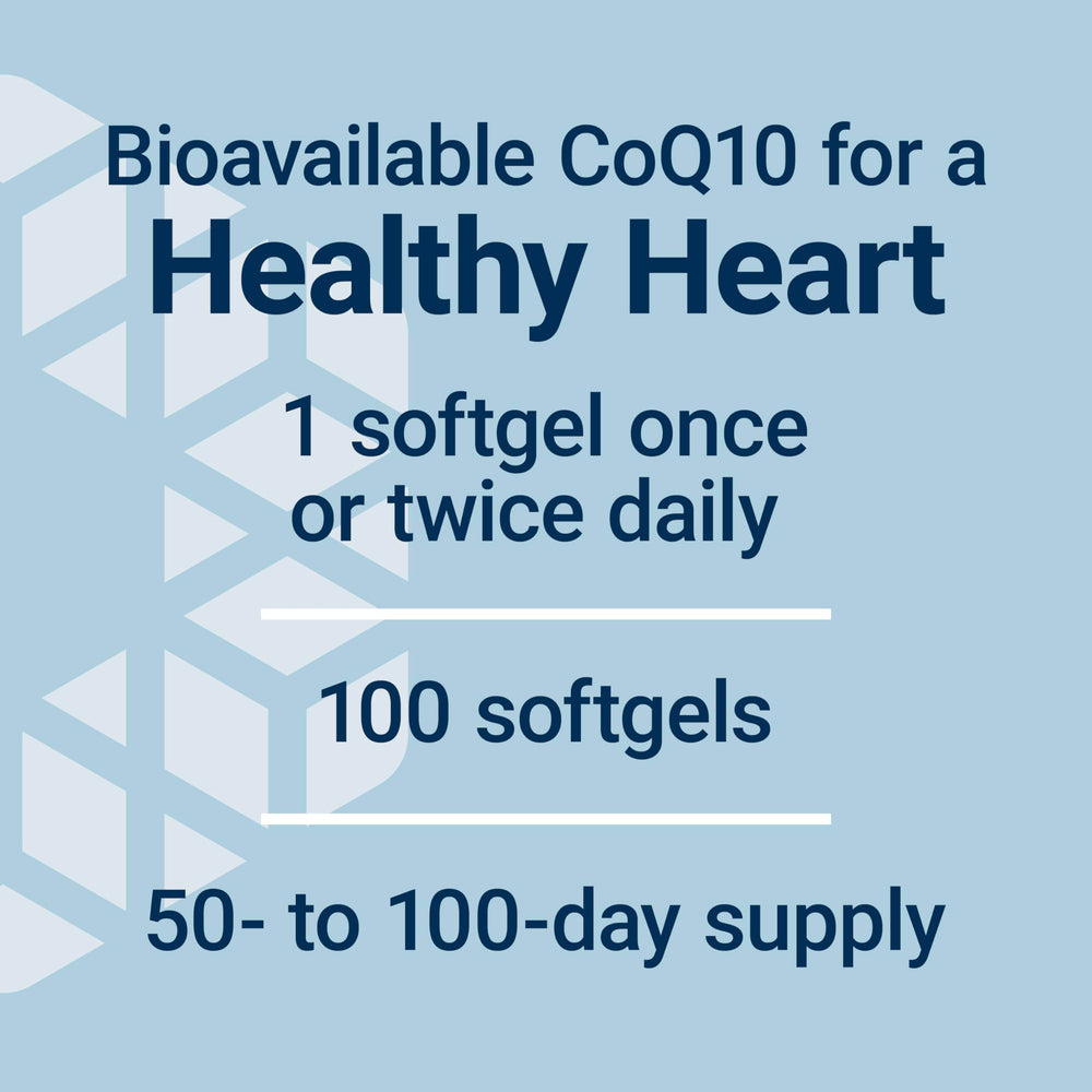 CoQ10 ubiquinol bottle