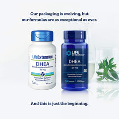 Pack shot: Life Extension DHEA 50 mg, 60 capsules, 2-pack