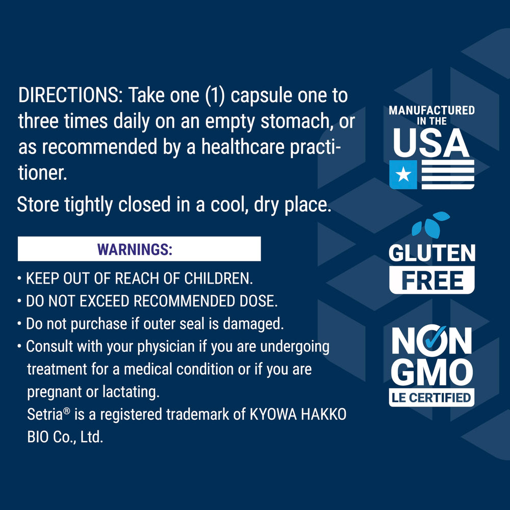 100 gluten-free capsules in bottle