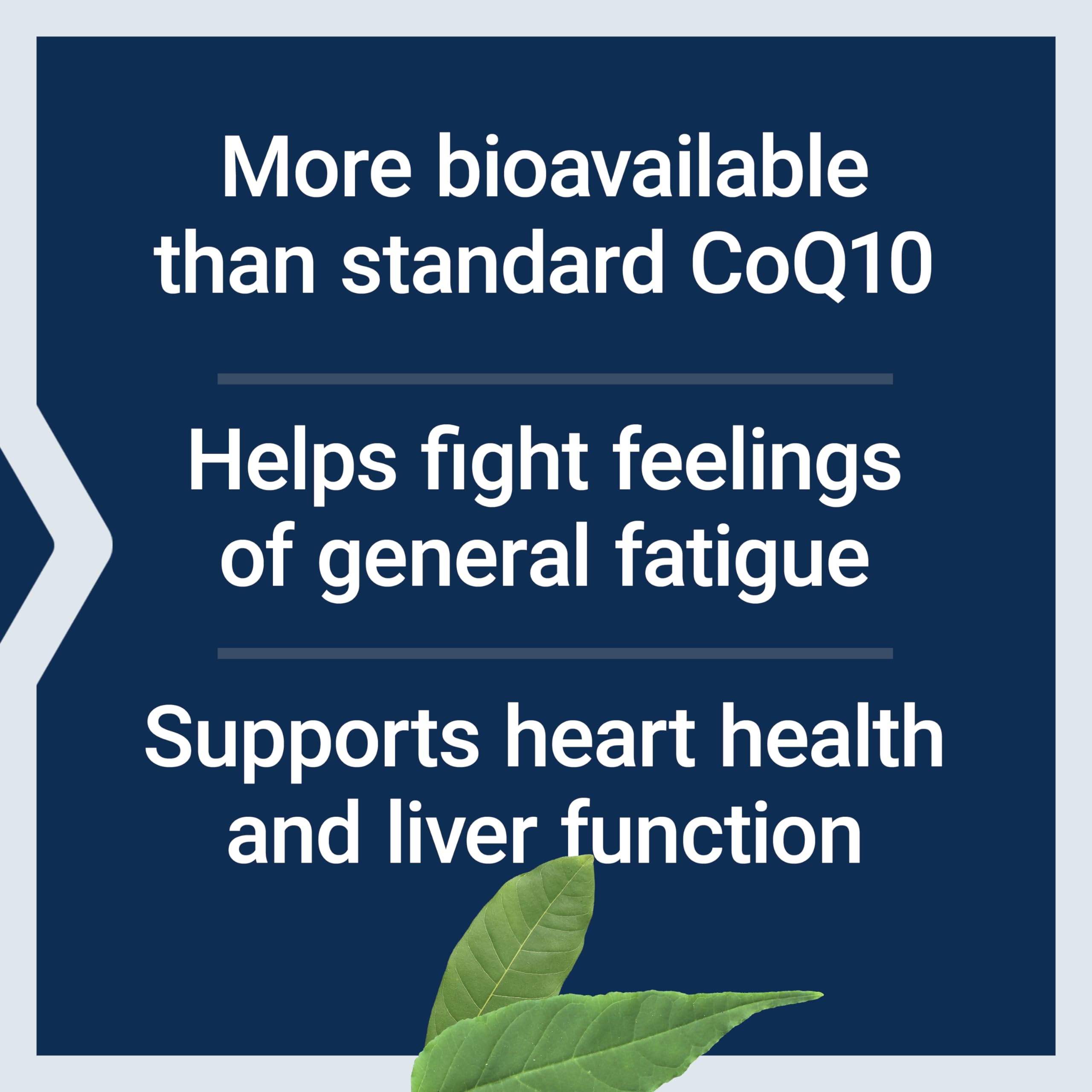 Graphic illustrating heart health benefits of CoQ10
