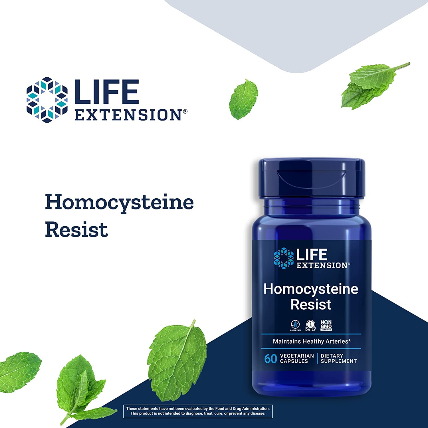 Life Extension Homocysteine Resist pack 2 for extended supply.