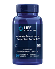 Life Extension Immune Senescence Formula bottle and box on display