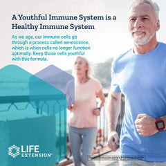 Supplement facts panel of the Life Extension Immune Senescence Formula