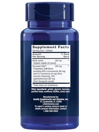 Immune support close-up with black cumin and curcumin imagery