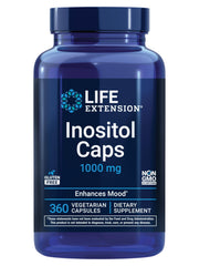 Life Extension Inositol Caps bottle front for mood support and balance