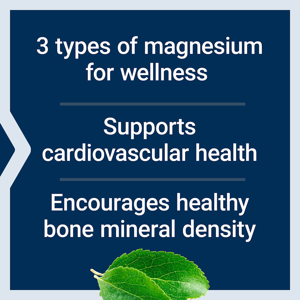 Magnesium supports strong bones and bone mineralization