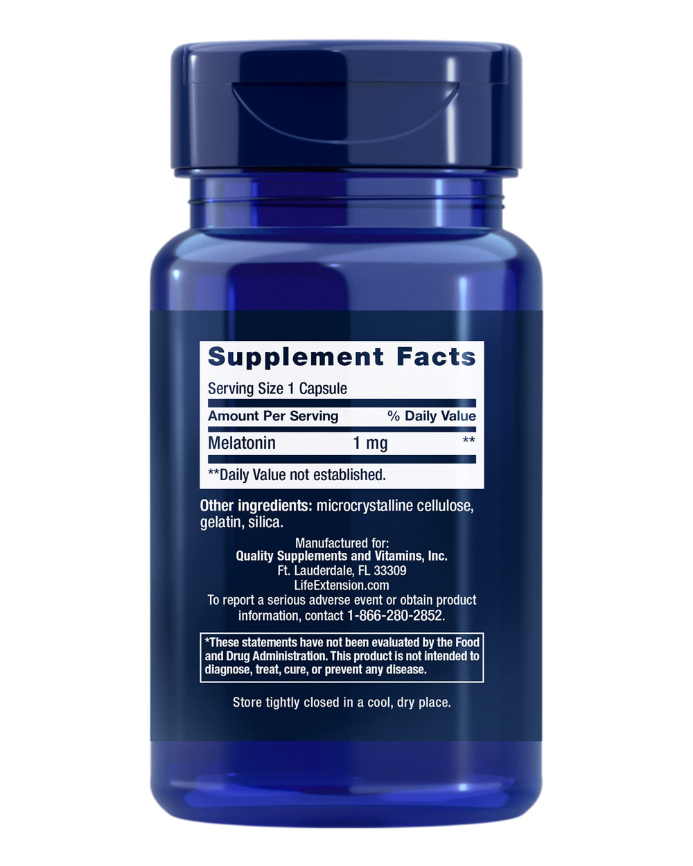Rear view showing packaging and dosage information