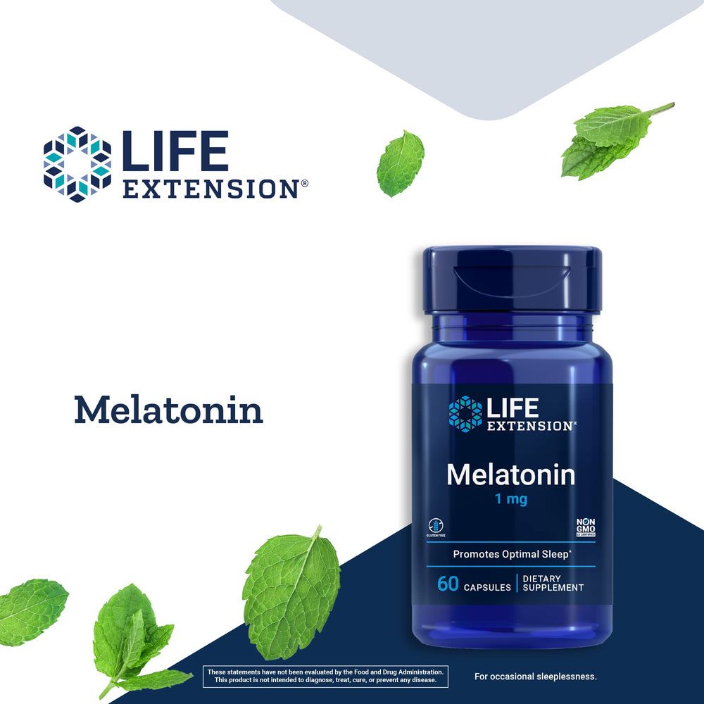 Melatonin 60 capsules in bottle