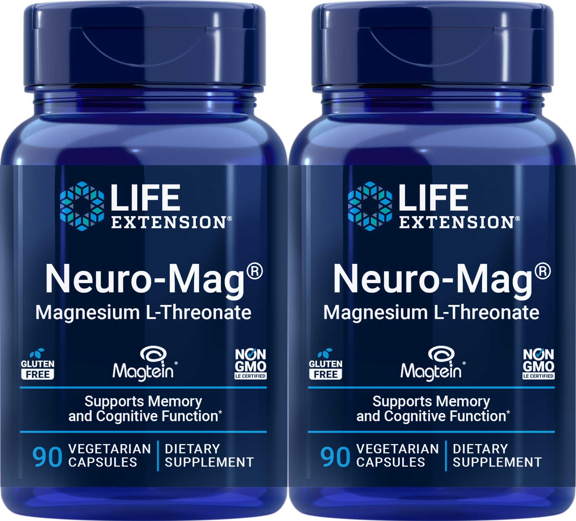 Life Extension Neuro-mag Magnesium L-threonate bottle front