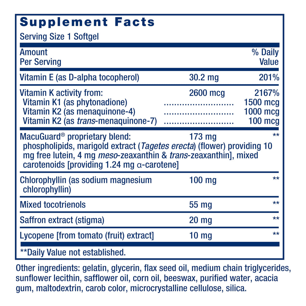 MacuGuard carotenoids blend for eye health