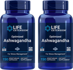 Life Extension Optimized Ashwagandha bottle and pack of 2