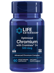 Life Extension Optimized Chromium Crominex3+ bottle 500 mcg