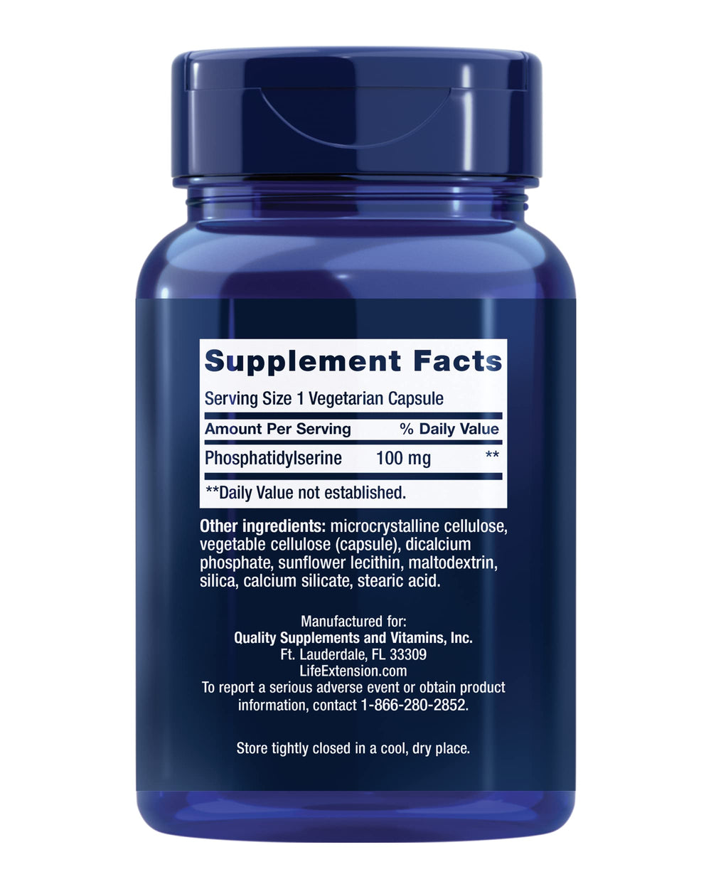 Bottle of Life Extension PS Caps