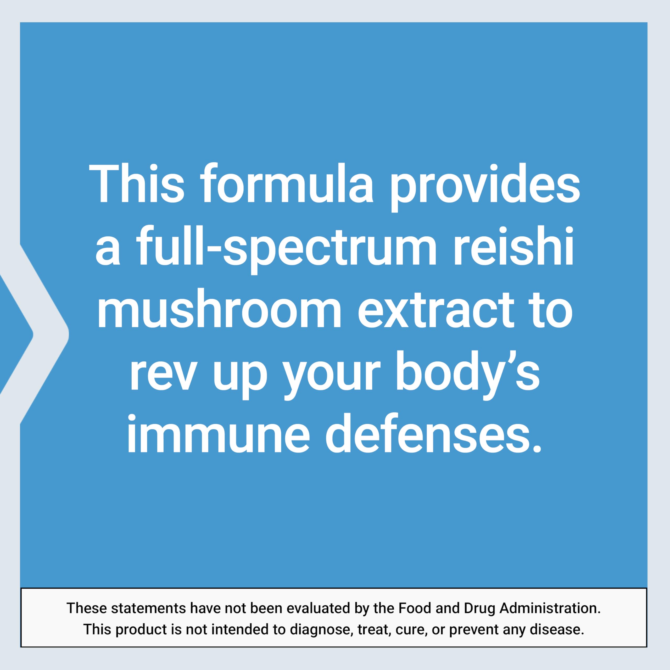 USA manufactured badge for Reishi Extract Mushroom Complex