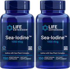 Life Extension Sea Iodine 1000 mcg 150 vegetarian capsules Pack of 2