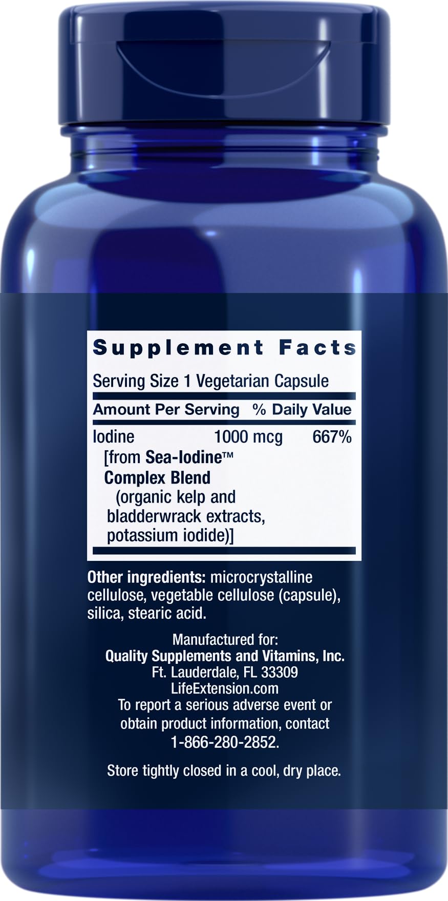 Sea iodine ingredients from organic marine algae