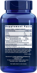 Nutrition and ingredients panel for Life Extension Super Omega-3