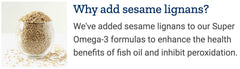 Close-up of lemon-flavored omega-3 softgels