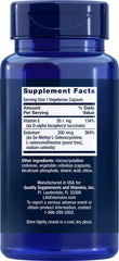 Close-up of Life Extension Super Selenium Complex packaging showing 100 vegetarian capsules (Pack of 2)