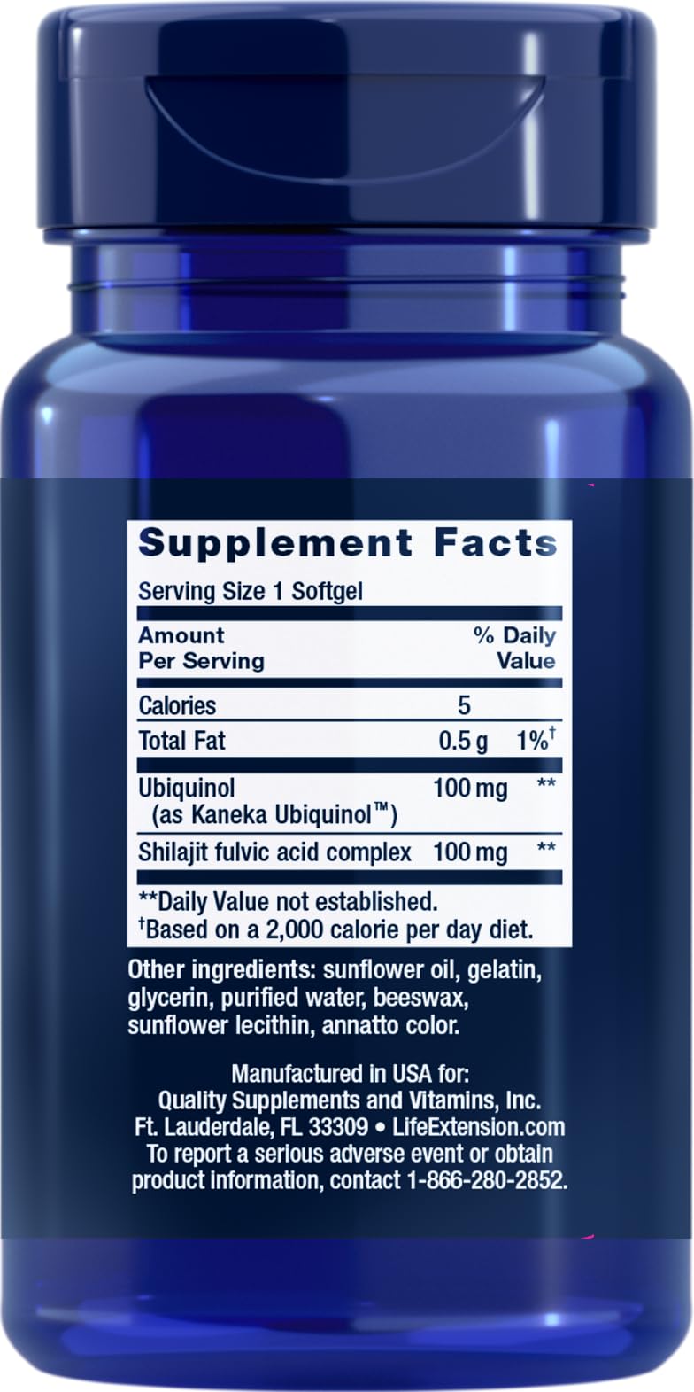 Life Extension Super Ubiquinol CoQ10 100 mg, 60 softgels, Pack of 2 – bottle 2