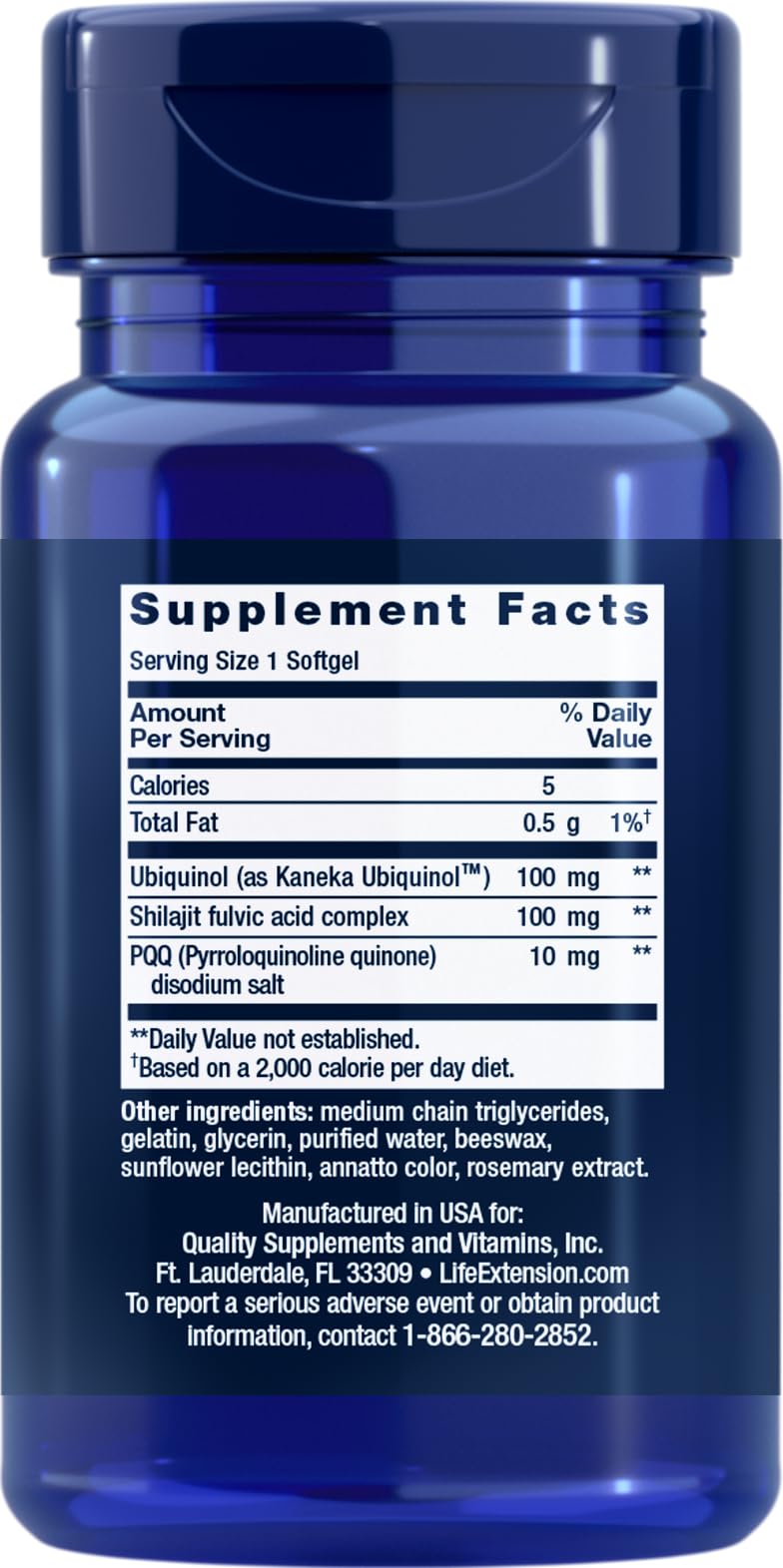 Two Life Extension Super Ubiquinol CoQ10 with PQQ bottles side by side