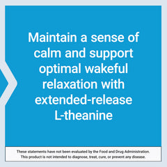 Brain wave visualization indicating wakeful relaxation with L-theanine