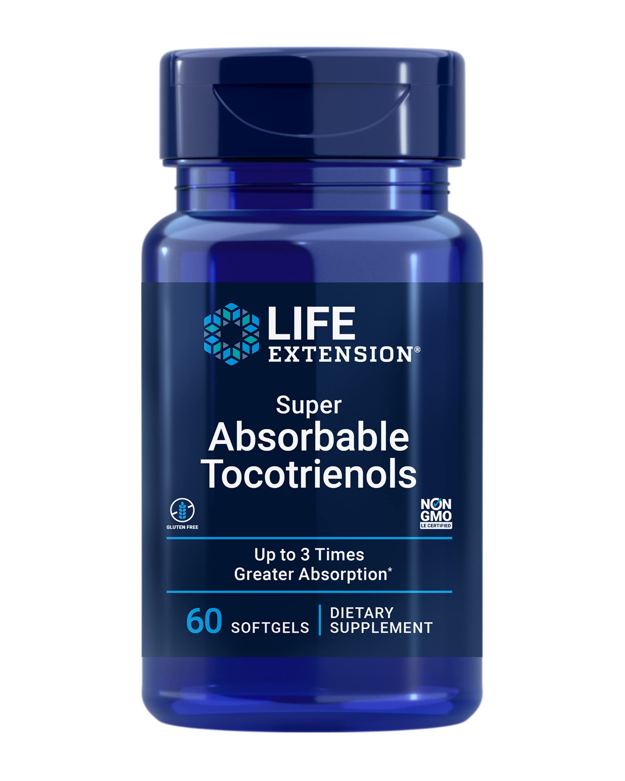 Life Extension Tocotrienols bottle with label
