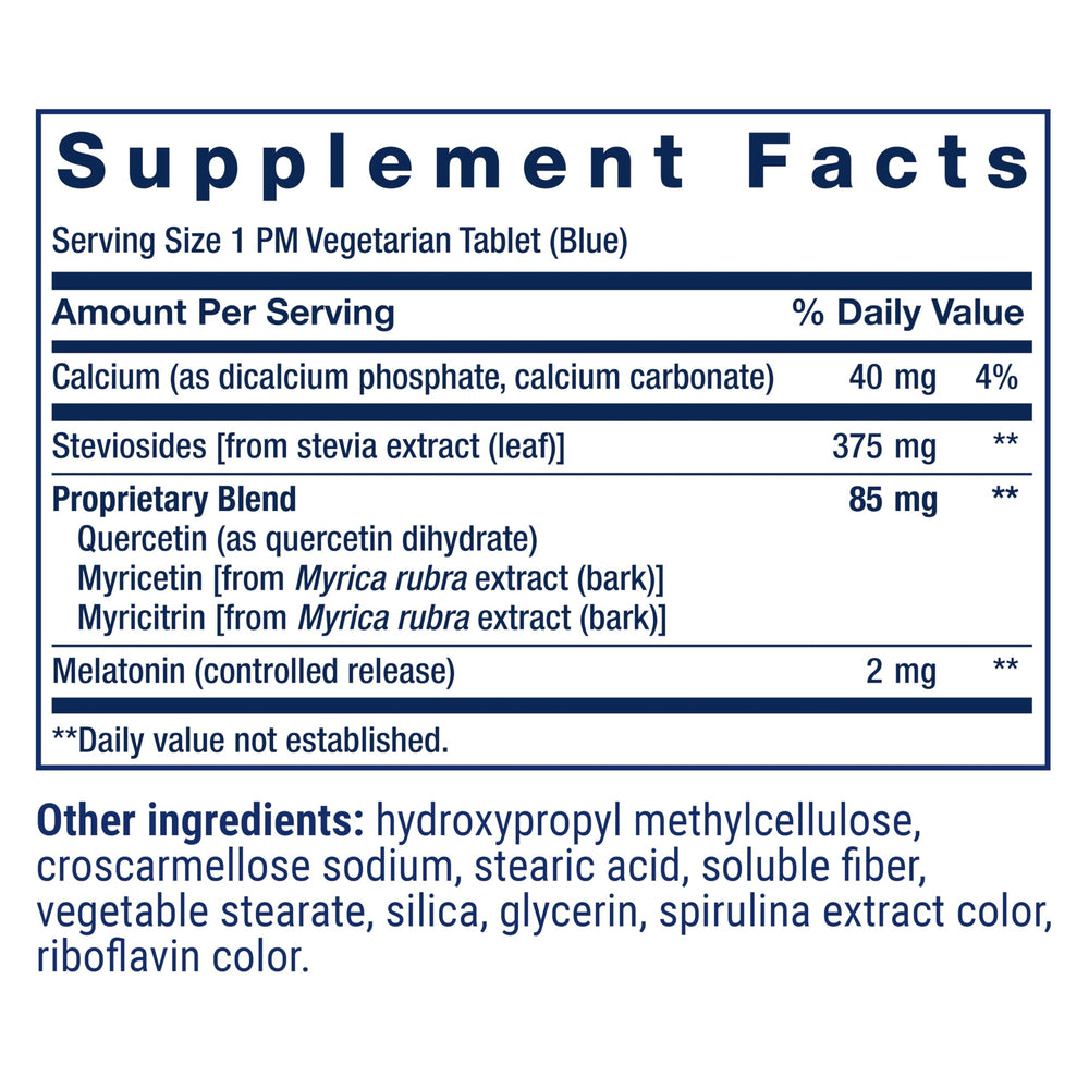Time-released melatonin tablet close-up