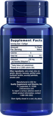 Back label and packaging of Life Extension Super Ubiquinol CoQ10 100 mg 60 softgels Pack of 2