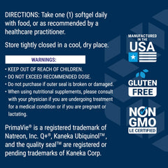 Non-GMO and gluten-free labeling on packaging