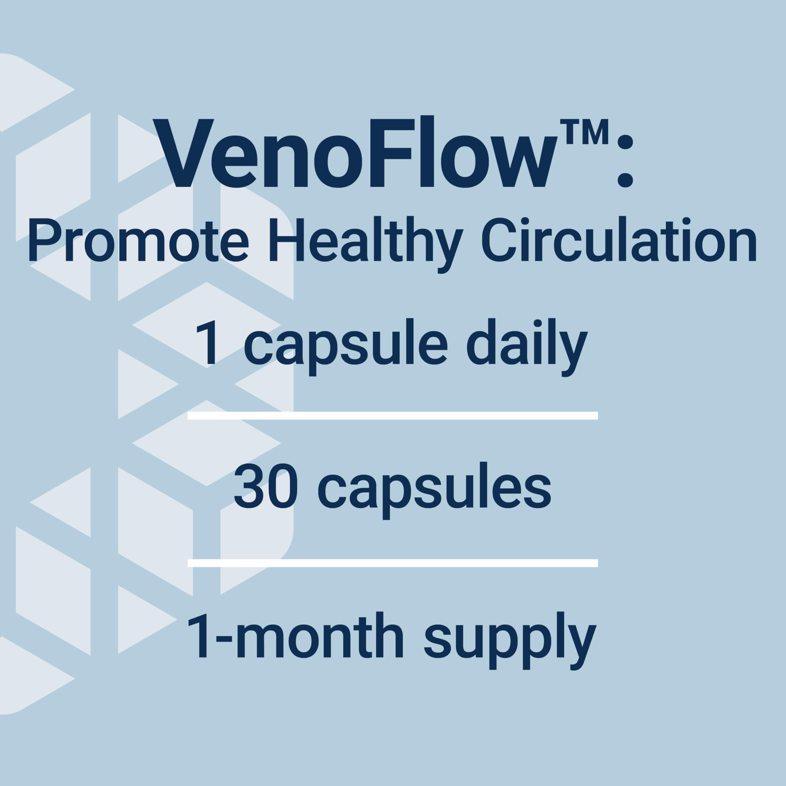 Life Extension VenoFlow capsules dispensing scene for daily dosage convenience.
