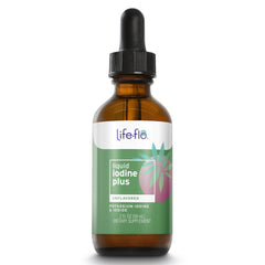 Life-flo Liquid Iodine Plus bottle with label