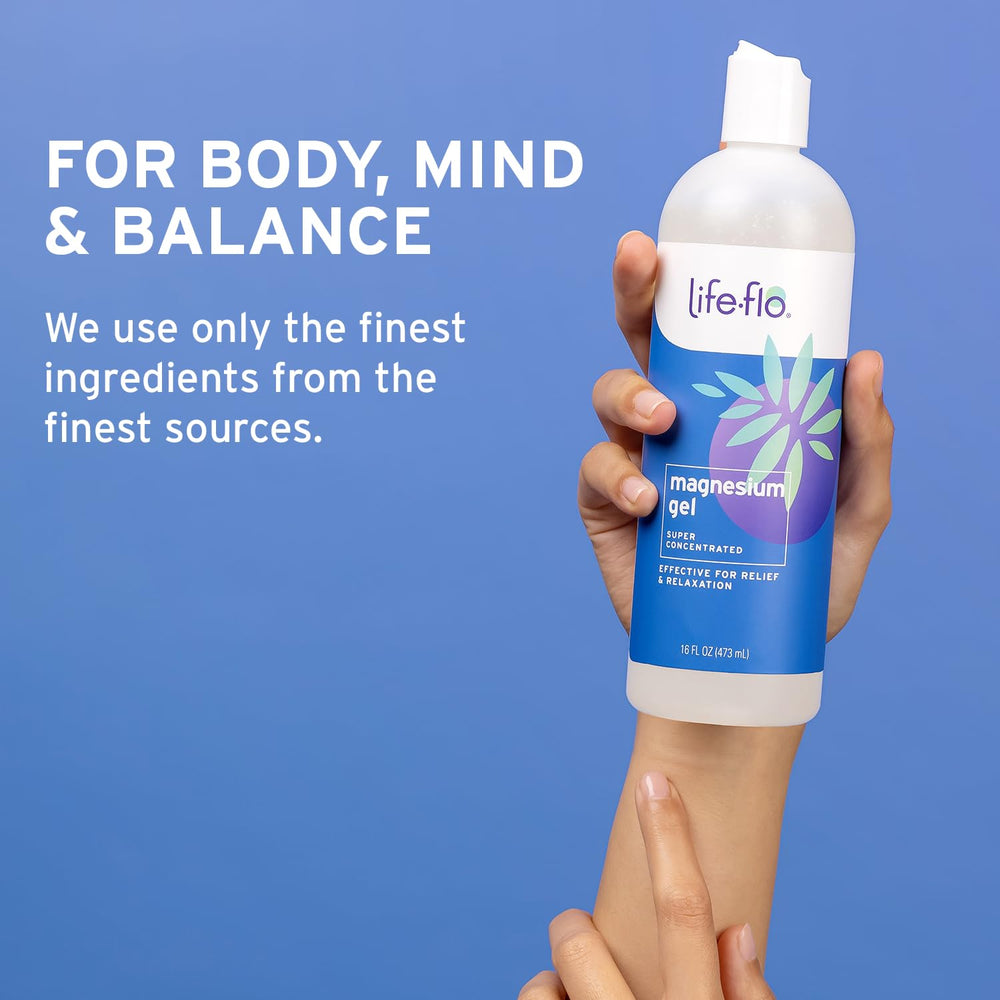 Lab verification and purity testing for Life-flo Magnesium Gel ingredients