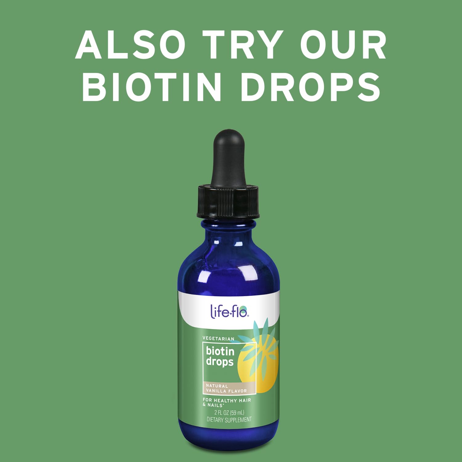 Thyroid support formula Life-flo Iodine Plus product concept